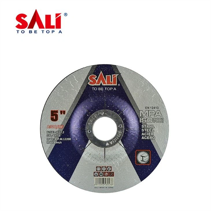 5 Inch Black Grinding Wheel With 2 Nets